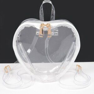 Heart Shape Clear Backpack